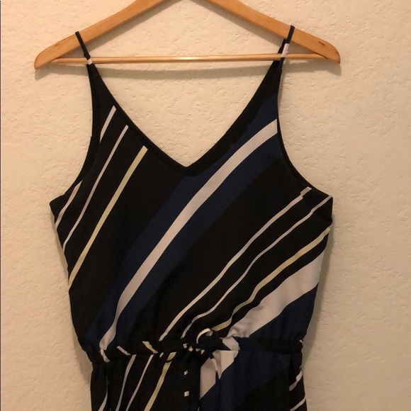 Topshop Stripe Jumpsuit - Picture 3 of 6